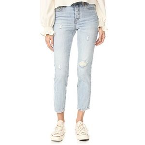 Levi's Wedgie Icon Selvedge Jeans in Desert Delta